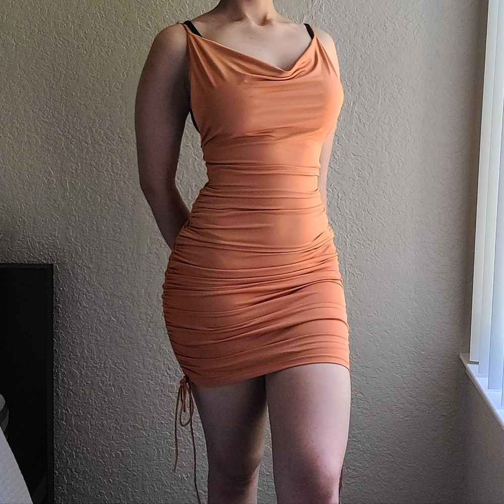 Orange Mini Dress 🍊